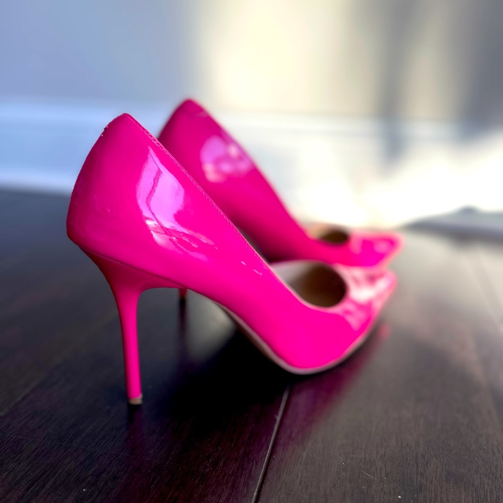 Hot pink heels